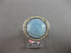 3.52CT DIAMOND & AAA AQUAMARINE 14KT WHITE GOLD 3D ROUND FILIGREE HALO FUN RING