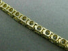 ESTATE LONG 4.26CT ROUND DIAMOND 14KT YELLOW GOLD 3D CLASSIC TENNIS BRACELET 3mm
