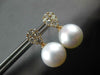 .54CT DIAMOND & AAA SOUTH SEA PEARL 18KT ROSE GOLD 3D TEAR DROP HANGING EARRINGS