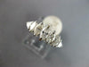 1.0CT DIAMOND 14KT WHITE GOLD 3D MARQUISE & TRILLION GRADUATING ANNIVERSARY RING