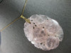 ANTIQUE EXTRA LARGE AAA PINK QUARTZ 14K YELLOW GOLD 3D HANDCARVED PENDANT #27748