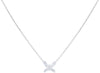 ESTATE .26CT DIAMOND 14KT WHITE GOLD 3D CLASSIC 20" BUTTERFLY FUN LOVE NECKLACE
