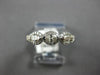 .47CT DIAMOND 14KT WHITE GOLD 3 STONE MARQUISE & ROUND WEDDING ANNIVERSARY RING