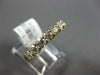 1.16CT DIAMOND 14K YELLOW GOLD ROUND SHARED PRONG SEMI ETERNITY ANNIVERSARY RING