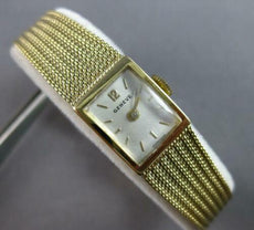ANTIQUE 14KT YELLOW GOLD CLASSIC GENEVE SQUARE FACE LADY'S WATCH #27604