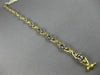 LONG 2.64CT DIAMOND & AAA TANZANITE 14KT TWO TONE GOLD 3D X LOVE TENNIS BRACELET