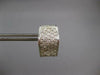 ESTATE LARGE 1.56CT DIAMOND 18KT WHITE GOLD MULTI ROW CLIP ON HANGING EARRINGS