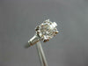ANTIQUE 1.16CT DIAMOND PLATINUM 3 STONE FISHTAIL G VVS ENGAGEMENT RING #27345