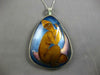 EXTRA LARGE MULTI COLOR ENAMEL STERLING SILVER LADY'S FIGURE FUN PENDANT #27623
