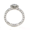 .52CT DIAMOND 18KT WHITE GOLD 3D MULTI SHAPE HALO INTERCHANGEABLE RING PENDANT