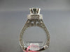 LARGE 1.68CT DIAMOND 18KT WHITE GOLD ROUND & BAGUETTE INVISIBLE ENGAGEMENT RING