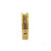 .37CT PINK & FANCY YELLOW DIAMOND 18K YELLOW & ROSE GOLD INSERT ANNIVERSARY RING