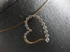 .46CT DIAMOND 18KT ROSE GOLD 3D CLASSIC OPEN HEART JOURNEY LOVE FLOATING PENDANT