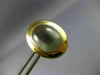 ESTATE LARGE AAA MOON STONE 18KT YELLOW GOLD 3D CLASSIC OVAL CUFF LINKS