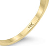ESTATE .96CT DIAMOND 14KT YELLOW GOLD CLASSIC ROUND 3D 3 STONE ENGAGEMENT RING