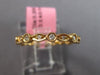 .20CT DIAMOND 18KT YELLOW GOLD 3D ROUND FILIGREE SEMI ETERNITY ANNIVERSARY RING