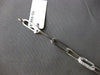 ESTATE LONG 1.55CT DIAMOND 14KT WHITE GOLD 3D OVAL CLASSIC LINK LOVE BRACELET