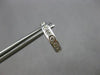 .28CT DIAMOND 18KT WHITE GOLD CLASSIC ROUND ETOILE HUGGIE HOOP HANGING EARRINGS