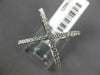 ESTATE .50CT DIAMOND 18KT WHITE GOLD 3D X CLASSIC INFINITY CRISS CROSS LOVE RING