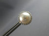 .54CT DIAMOND & AAA SOUTH SEA PEARL 14KT WHITE GOLD 3D FLOWER HALO STUD EARRINGS