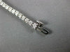 ESTATE 2.12CT DIAMOND 14KT WHITE GOLD 3D CLASSIC ROUND 4 PRONG TENNIS BRACELET