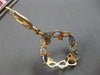LARGE 5.22CT DIAMOND & AAA BLUE TOPAZ & LONDON BLUE TOPAZ 14K ROSE GOLD EARRINGS