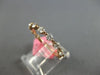 ESTATE .82CT DIAMOND 18K ROSE GOLD ROUND 3/4TH ETERNITY WEDDING ANNIVERSARY RING