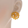 10.98CT DIAMOND & AAA YELLOW SAPPHIRE 18K ROSE GOLD MULTI SHAPE CLIP ON EARRINGS