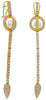 2.28CT DIAMOND & AAA SOUTH SEA PEARL 14K YELLOW GOLD CIRCULAR TEAR DROP EARRINGS