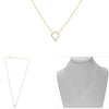 .08CT DIAMOND 14KT YELLOW GOLD 3D CLASSIC OPEN FLOWER ADJUSTABLE LOVE NECKLACE