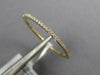 .12CT DIAMOND 18KT YELLOW GOLD CLASSIC 1MM ROUND ETERNITY ANNIVERSARY LOVE RING