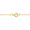 ESTATE 14KT YELLOW GOLD 3D CLASSIC RECTANGULAR ENGRAVEABLE LOVE NECKLACE