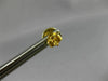 ESTATE .38CT BLUE DIAMOND 18KT YELLOW GOLD 3D CLASSIC ROUND BEZEL STUD EARRINGS