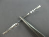 .53CT DIAMOND 14KT WHITE GOLD 3D GRADUATING JOURNEY FLEXIBLE FUN BANGLE BRACELET