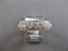1.77CT DIAMOND 14K WHITE GOLD ROUND CLASSIC ROUND 3 ROW WEDDING ANNIVERSARY RING
