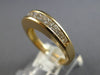1.12CT DIAMOND 14K YELLOW GOLD CLASSIC PRINCESS CHANNEL WEDDING ANNIVERSARY RING