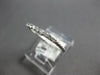ESTATE .19CT DIAMOND 14KT WHITE GOLD 3D CLASSIC BAR BEADED FUN RING