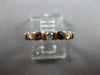 .27CT DIAMOND & AAA AMETHYST 14K YELLOW GOLD 3D 7 STONE CHANNEL ANNIVERSARY RING