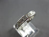 .76CT DIAMOND 14KT WHITE GOLD 3D CHANNEL COMFORT FIT WEDDING ANNIVERSARY RING