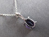 .61CT DIAMOND & AAA AMETHYST 14KT WHITE GOLD OVAL & ROUND FUN FLOATING PENDANT