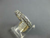 ESTATE .65CT DIAMOND 14K WHITE GOLD ROUND 9 STONE SEMI ETERNITY ANNIVERSARY RING