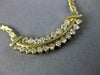 ESTATE .95CT DIAMOND 14KT YELLOW GOLD 3D CLASSIC ROUND HAPPY FACE NECKLACE #1509
