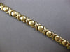 ESTATE 14KT YELLOW GOLD 3D CLASSIC MATTE & SHINY XO FUN LOVE BRACELET