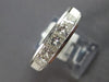 LARGE 1.50CT DIAMOND 14KT WHITE GOLD 5 STONE CHANNEL INVISIBLE ANNIVERSARY RING