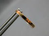 ESTATE .46CT DIAMOND 18KT ROSE GOLD 3D CLASSIC ROUND INSIDE OUT HANGING EARRINGS