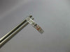 ESTATE .11CT DIAMOND 14KT WHITE GOLD ROUND FILIGREE HUGGIE HOOP HANGING EARRINGS