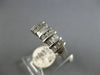.65CT DIAMOND 14K WHITE GOLD ROUND & BAGUETTE MULTI ROW CHANNEL ANNIVERSARY RING
