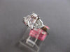 1.19CT GIA FLAME & TRAPEZOID DIAMOND 18KT WHITE GOLD 3D 3 STONE ENGAGEMENT RING