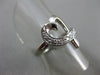 ESTATE TIFFANY & CO .20CT DIAMOND 18KT WHITE GOLD 3D LOVING HEART RING #24919