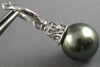 .60CT DIAMOND & AAA TAHITIAN PEARL 18KT WHITE GOLD 3D LEVERBACK HANGING EARRINGS